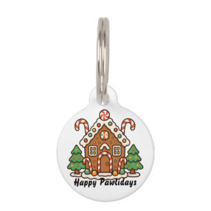 Gingerbread House  Pet Tag