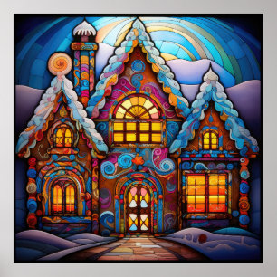 Gingerbread House Poster