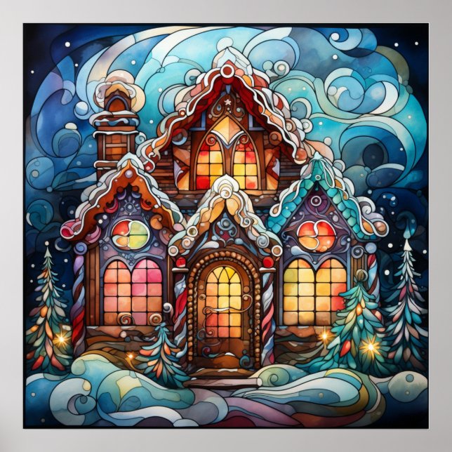 Gingerbread House Poster (Front)