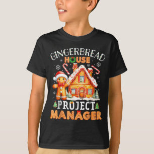 Gingerbread House Project Manager Decorating Bakin T-Shirt