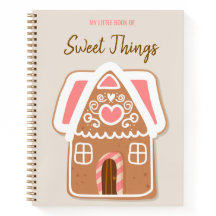 Gingerbread House Recipe Notebook