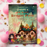 Gingerbread House scary birthday Invitation<br><div class="desc">Gingerbread house Scary Birthday Party invitation- scary party for more brave little humans. All items from collection are editable.</div>