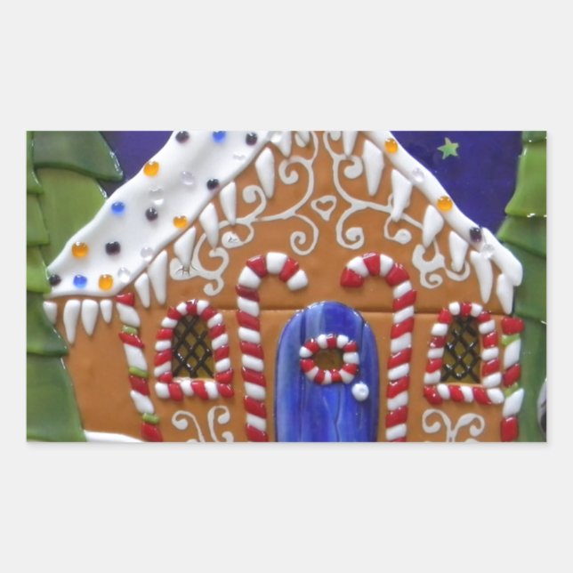 Gingerbread House Sticker (Front)