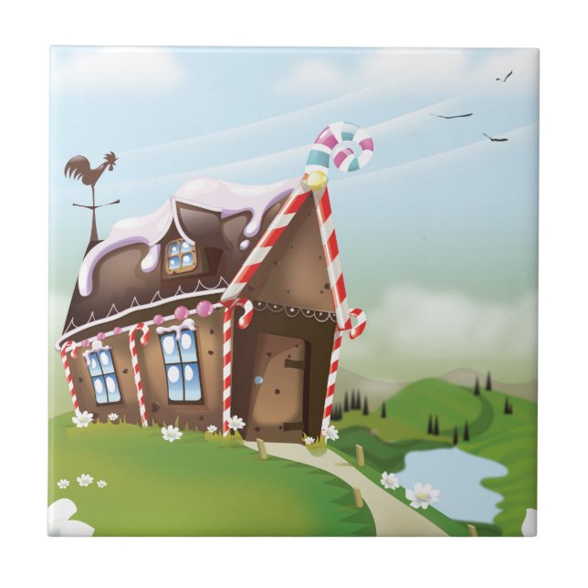 Gingerbread house tile (Front)