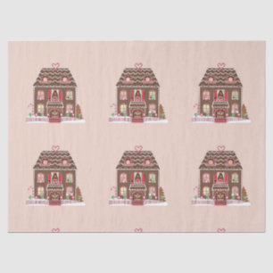 gingerbread house tissue paper