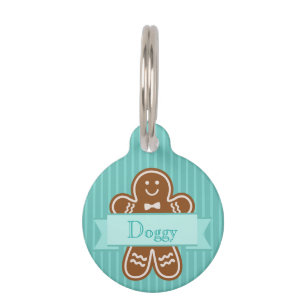 Gingerbread Hugs Pet Tag
