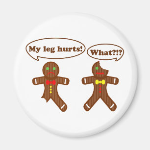 Gingerbread Humour Magnet