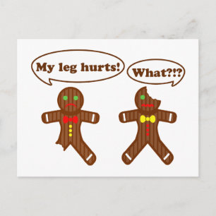 Gingerbread Humour Postcard