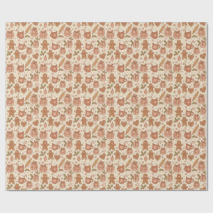 Gingerbread Joy Wrapping Paper