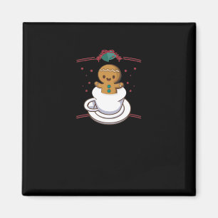 Gingerbread Kawaii Christmas Magnet