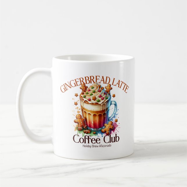 Gingerbread Latte Coffee Club Mug (Left)