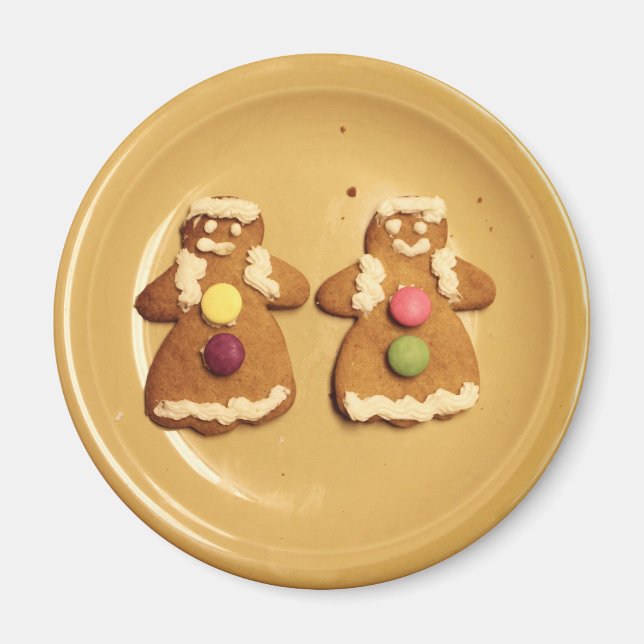 Gingerbread Lesbians Magnet (Front)