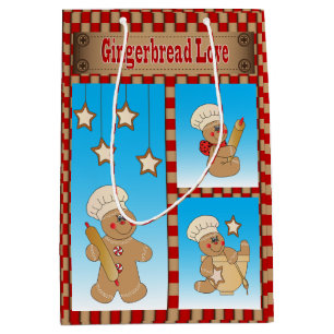 Gingerbread Love Medium Gift Bag