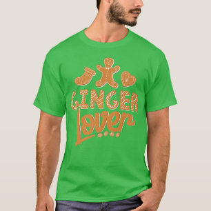 Gingerbread Lover Christmas Baking Baker Holiday T-Shirt