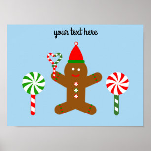 Gingerbread Man #1 Poster