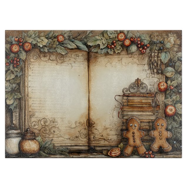 Gingerbread Man #4 Kitchen Cutting Board (Front)