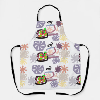 Gingerbread man and coffee  apron