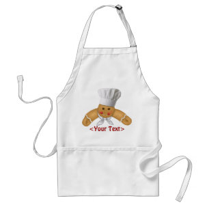 Gingerbread Man as Cook - Customize Standard Apron