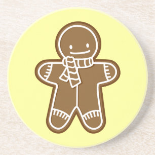 Gingerbread man Bag Coaster