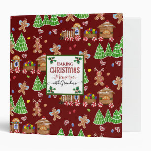 Gingerbread Man Baking Christmas Memories Grandma Binder