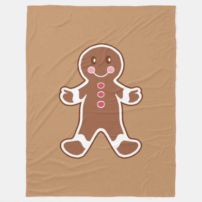  Gingerbread Man Blanket  (Front)