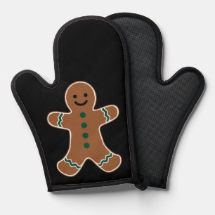 Gingerbread Man Body Costume for Christmas Oven Mitt