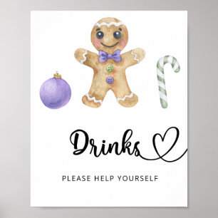 Gingerbread man - Boissons vous aider Poster