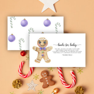 Gingerbread man books for baby ticket  enclosure card