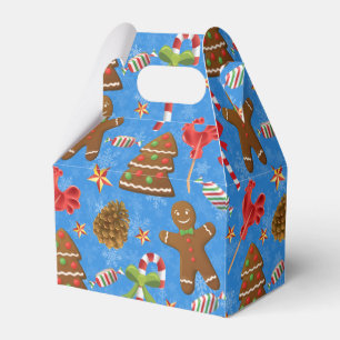 Gingerbread Man,Candy and lollipop Favor Box