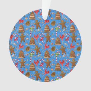 Gingerbread Man,Candy and lollipop Ornament
