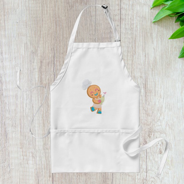 Gingerbread Man Chef Standard Apron (Creator Uploaded)
