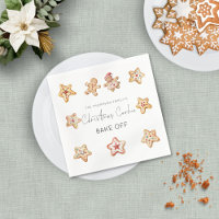 Gingerbread Man Christmas Cookie Bake Off Party