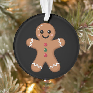 Gingerbread Man Christmas Cookie Baking Holiday Ornament