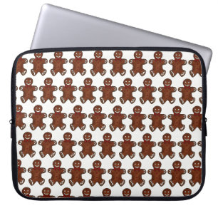 Gingerbread Man Christmas Cookie Holiday Foodie Laptop Sleeve