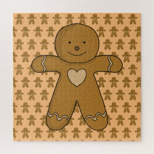 GingerBread Man Christmas Cookie Jigsaw Puzzle
