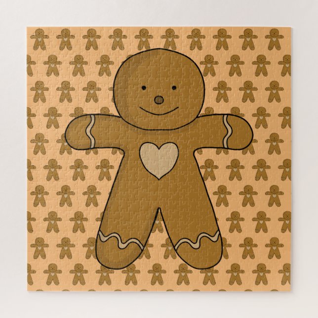 GingerBread Man Christmas Cookie Jigsaw Puzzle (Vertical)