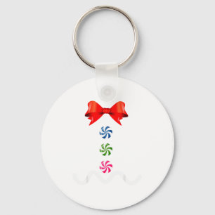 Gingerbread Man Christmas Costume Cookie Baking Keychain