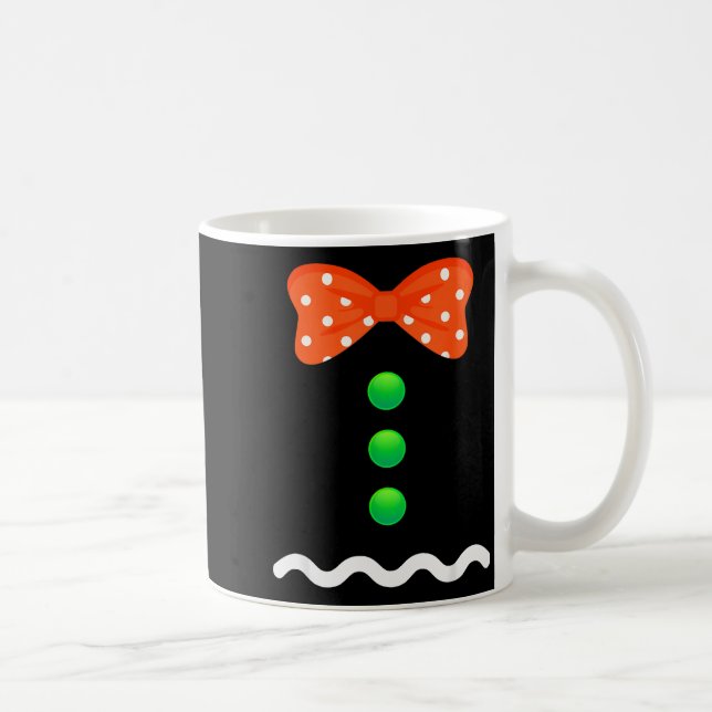 Gingerbread Man Christmas Costume For Kids &amp; A Coffee Mug (Right)