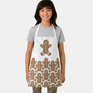 Gingerbread Man Christmas Holiday Cookie Baking Apron