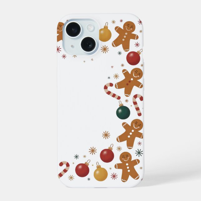 Gingerbread Man Christmas iPhone / iPad case (Back)