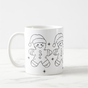 Gingerbread Man Christmas Mug – Simple Holiday Des