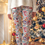 Gingerbread Man Christmas Pattern Leggings<br><div class="desc">Get into the holiday spirit with these adorable gingerbread men leggings! Featuring a festive pattern of gingerbread cookies, candy canes, and sprinkles, these leggings are sure to bring a smile to your face. Made from soft, stretchy fabric, they're perfect for cozying up by the fire or spreading holiday cheer wherever...</div>