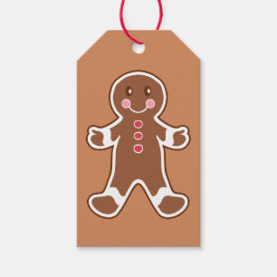 Gingerbread Man Cookie Gift Tags