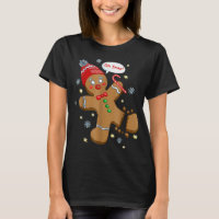 Gingerbread Man Cookie X Mas Oh Snap Funny Cute Ch