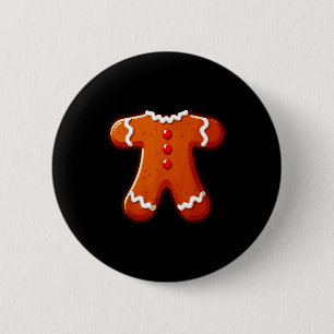 Gingerbread Man Costume Adult Kids Men Women Cooki 2 Inch Round Button