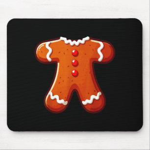 Gingerbread Man Costume Adult Kids Men Women Cooki Mouse Pad