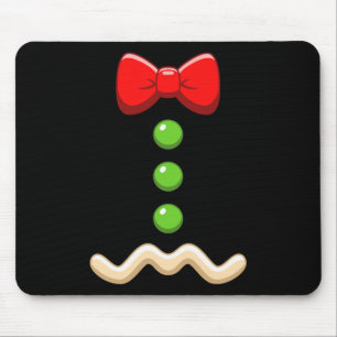 Gingerbread Man Costume Christmas Halloween Cookie Mouse Pad