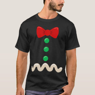 Gingerbread Man Costume Christmas Men Women Kids T-Shirt