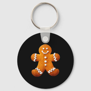 Gingerbread Man Costume Funny Halloween Christmas  Keychain