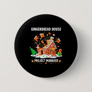 Gingerbread Man Costume, Gingerbread House Project 2 Inch Round Button